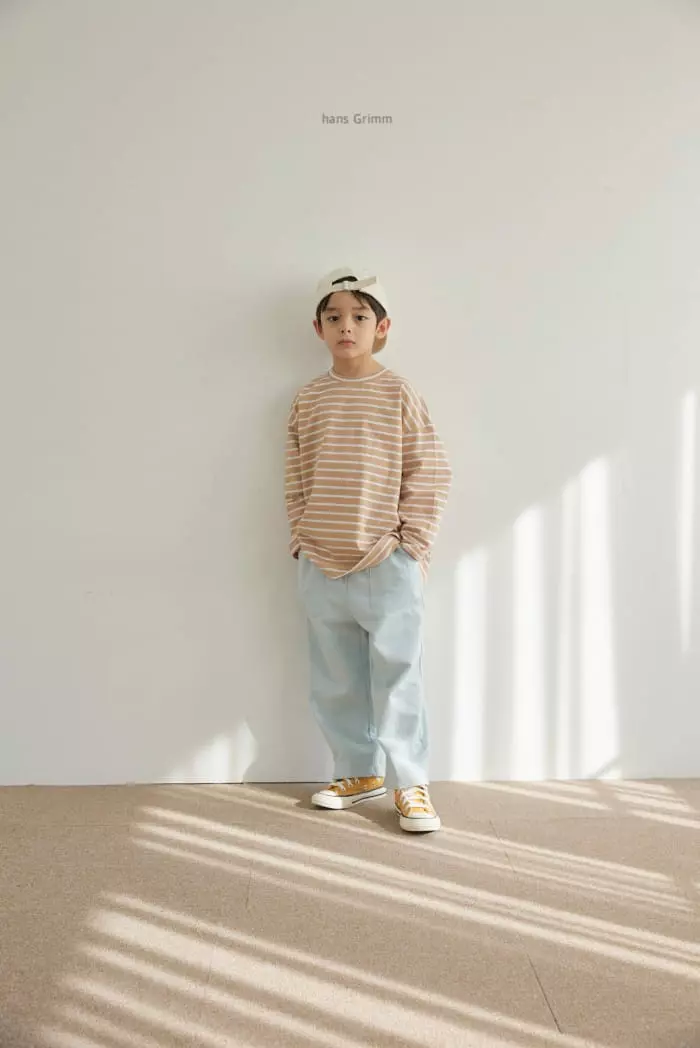Hans Grimm - Korean Children Fashion - #kidsshorts - Stripes Tee - 10