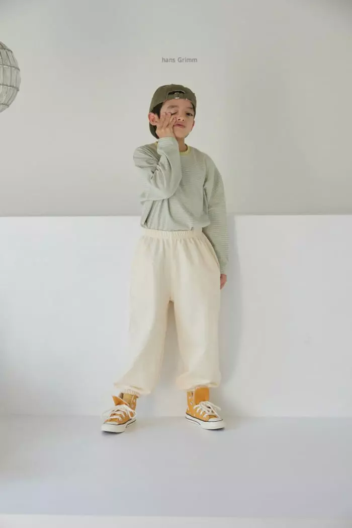 Hans Grimm - Korean Children Fashion - #kidsshorts - Pin Stripes Tee - 9