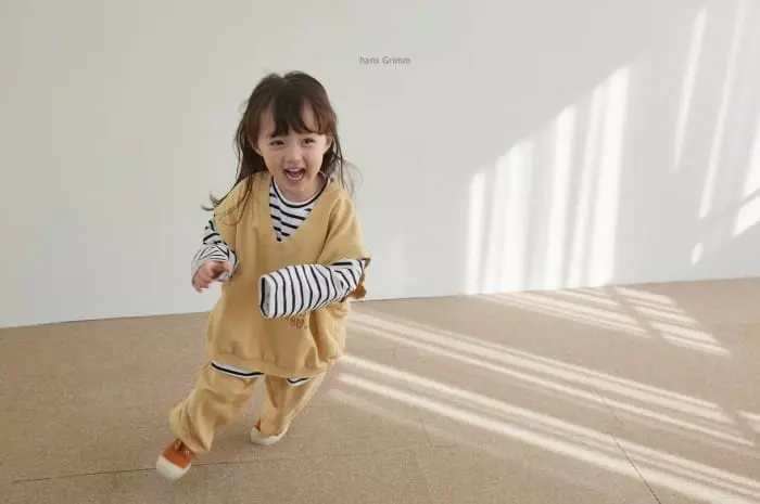 Hans Grimm - Korean Children Fashion - #kidsshorts - Best Top Bottom Set - 7