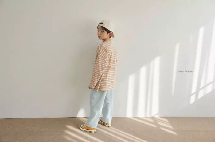 Hans Grimm - Korean Children Fashion - #kidsstore - Stripes Tee - 11