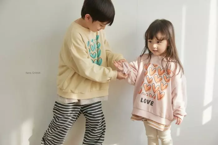 Hans Grimm - Korean Children Fashion - #kidsstore - Heart Sweatshirt - 3