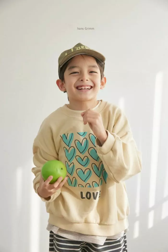 Hans Grimm - Korean Children Fashion - #littlefashionista - Heart Sweatshirt - 6