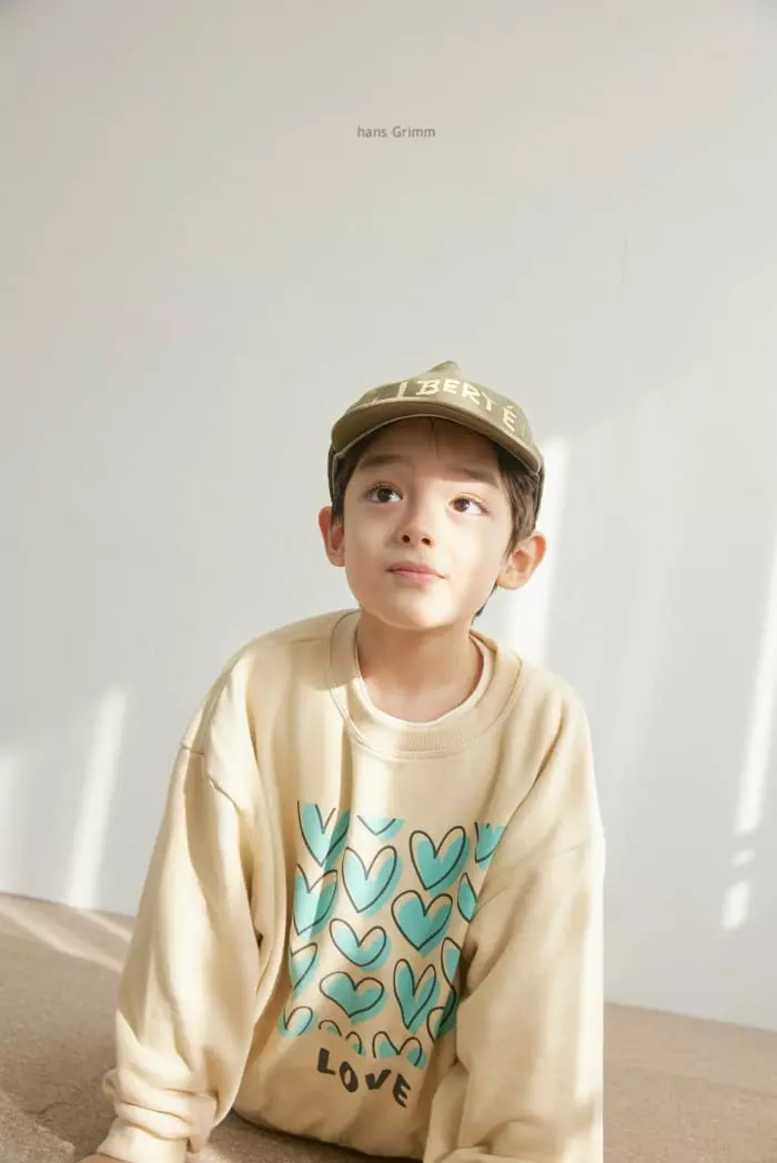 Hans Grimm - Korean Children Fashion - #magicofchildhood - Heart Sweatshirt - 7
