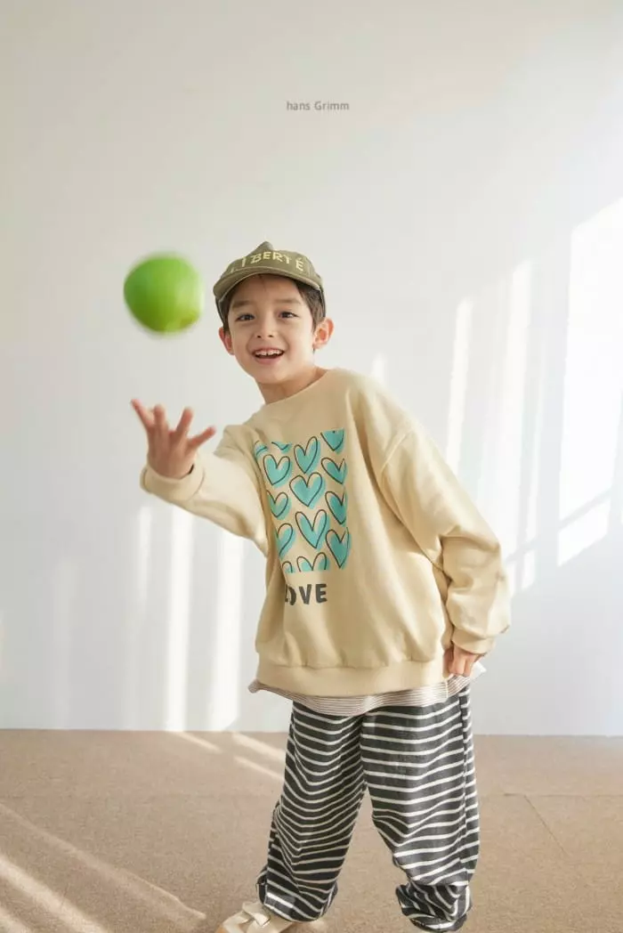 Hans Grimm - Korean Children Fashion - #minifashionista - Stripes Jogger Pants - 3