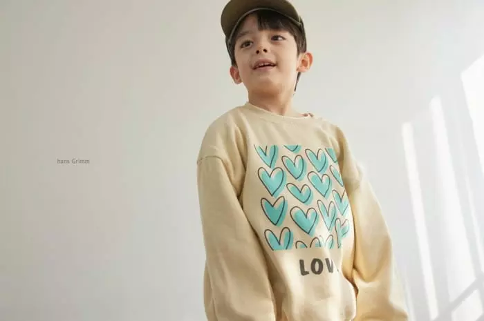 Hans Grimm - Korean Children Fashion - #minifashionista - Heart Sweatshirt - 8