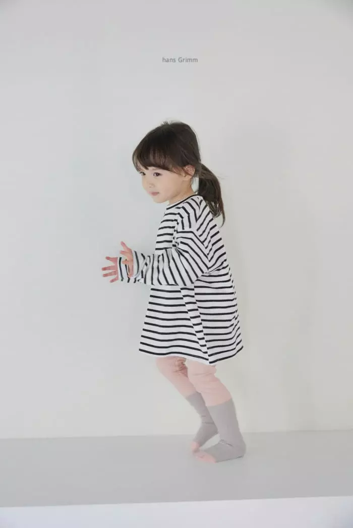 Hans Grimm - Korean Children Fashion - #prettylittlegirls - Stripes Tee