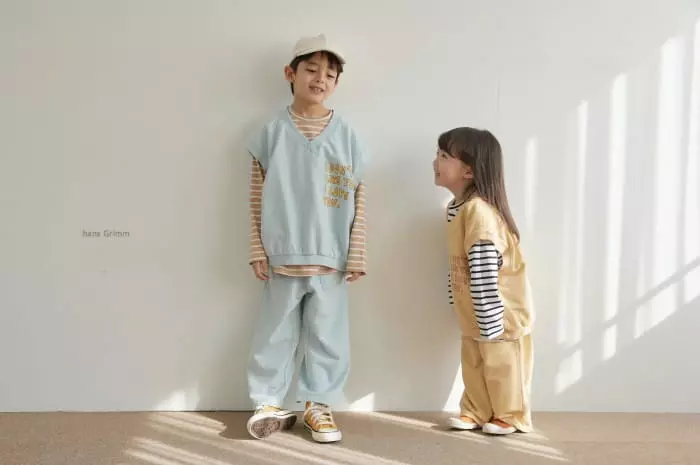 Hans Grimm - Korean Children Fashion - #stylishchildhood - Best Top Bottom Set