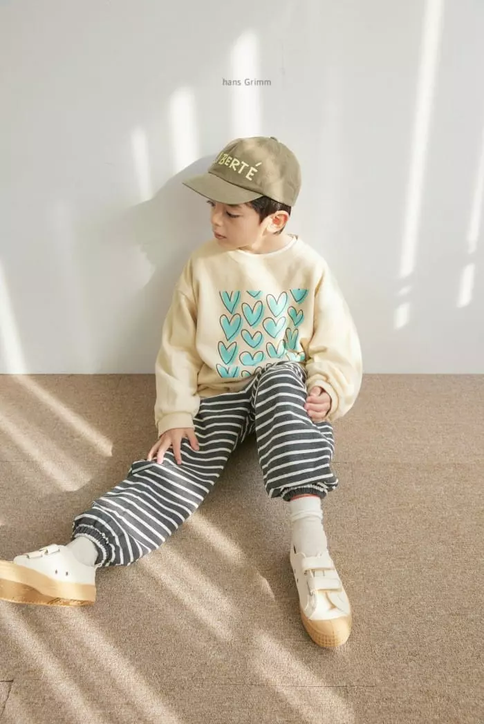 Hans Grimm - Korean Children Fashion - #todddlerfashion - Stripes Jogger Pants - 5
