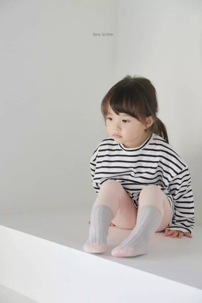 Hans Grimm - Korean Children Fashion - #todddlerfashion - Stripes Tee - 2