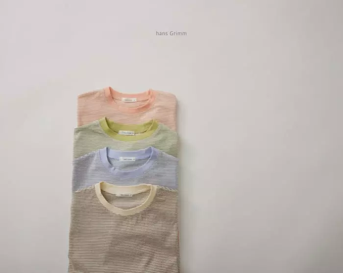 Hans Grimm - Korean Children Fashion - #todddlerfashion - Pin Stripes Tee