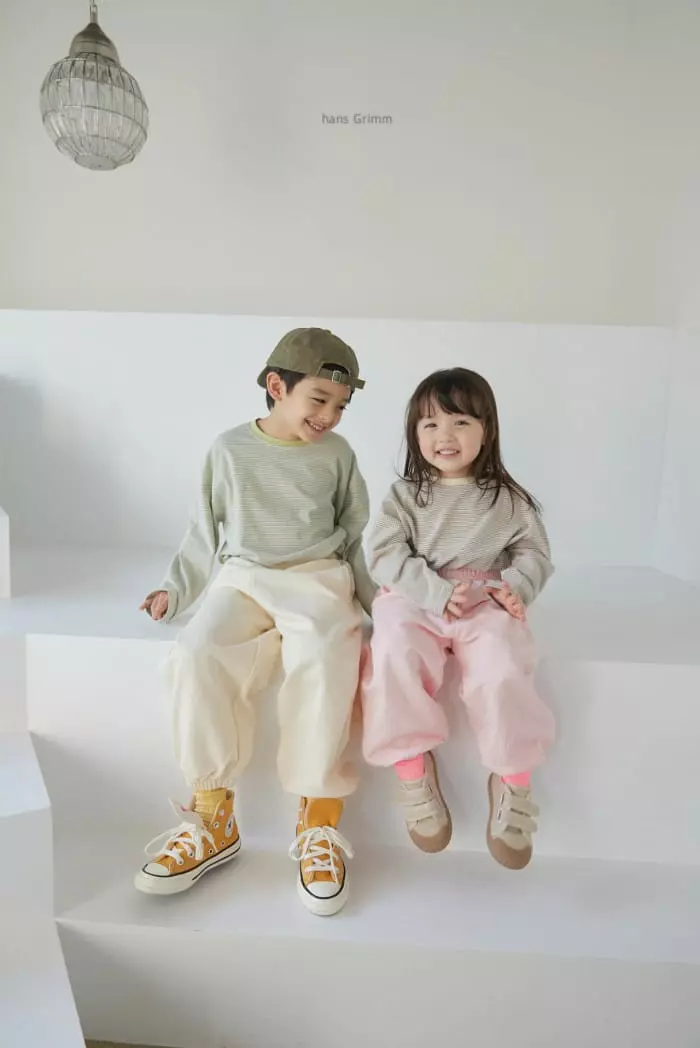 Hans Grimm - Korean Children Fashion - #toddlerclothing - Pin Stripes Tee - 2