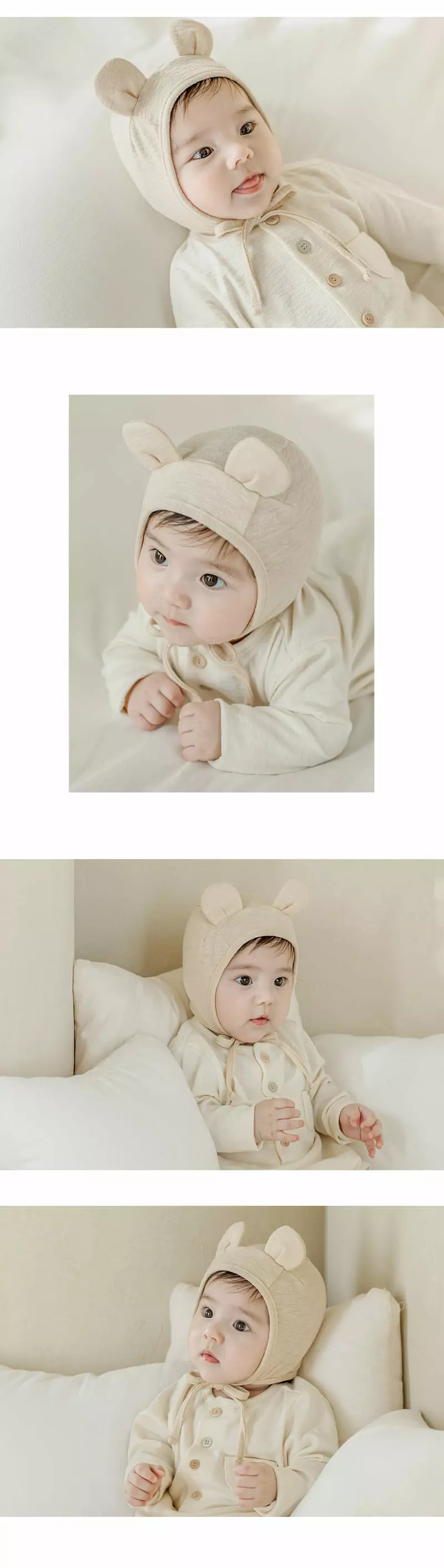 Happy Prince - Korean Baby Fashion - #babyboutiqueclothing - Bebe Bear Bonnet - 5