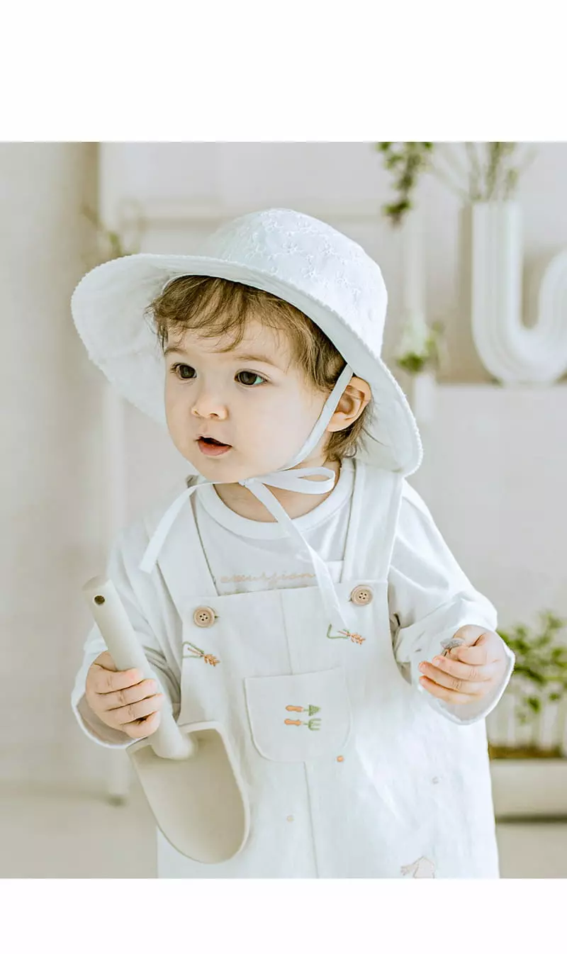 Happy Prince - Korean Baby Fashion - #babyboutiqueclothing - Ruha Eyelet Sun Hat