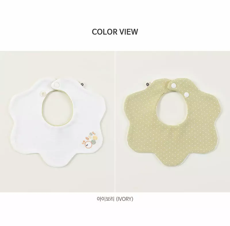 Happy Prince - Korean Baby Fashion - #babyclothing - Playd Double Sided Vbaby Wave Bib - 6