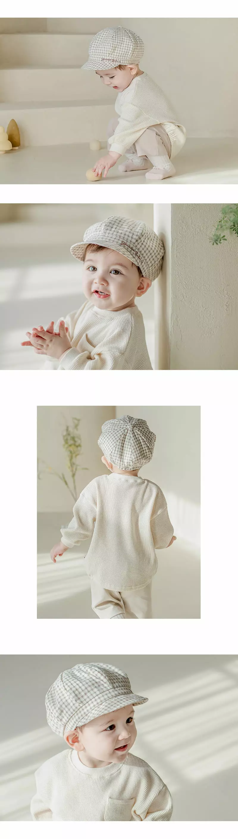 Happy Prince - Korean Baby Fashion - #babyclothing - Tony Baby Newsboy Cap - 3