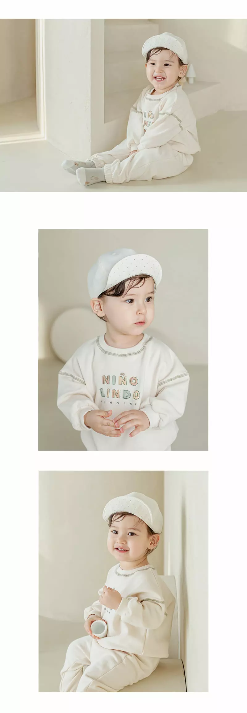 Happy Prince - Korean Baby Fashion - #babyfashion - Bino Baby Top Bottom Set - 3