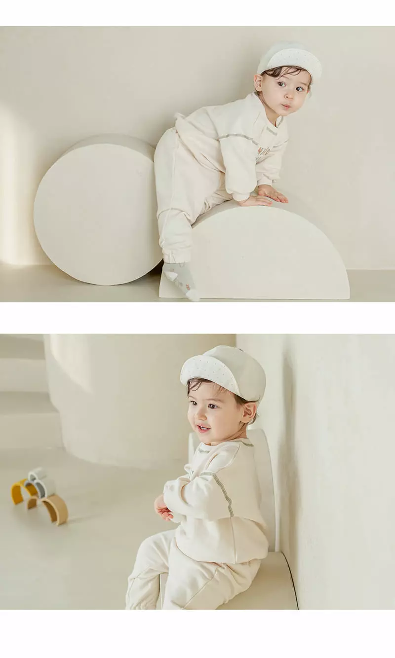 Happy Prince - Korean Baby Fashion - #babyfashion - Bino Baby Top Bottom Set - 4