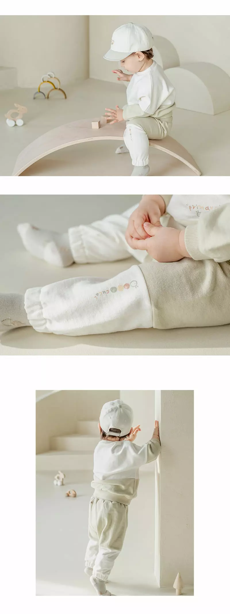 Happy Prince - Korean Baby Fashion - #babyfever - Kaya Baby Top Bottom Set - 3