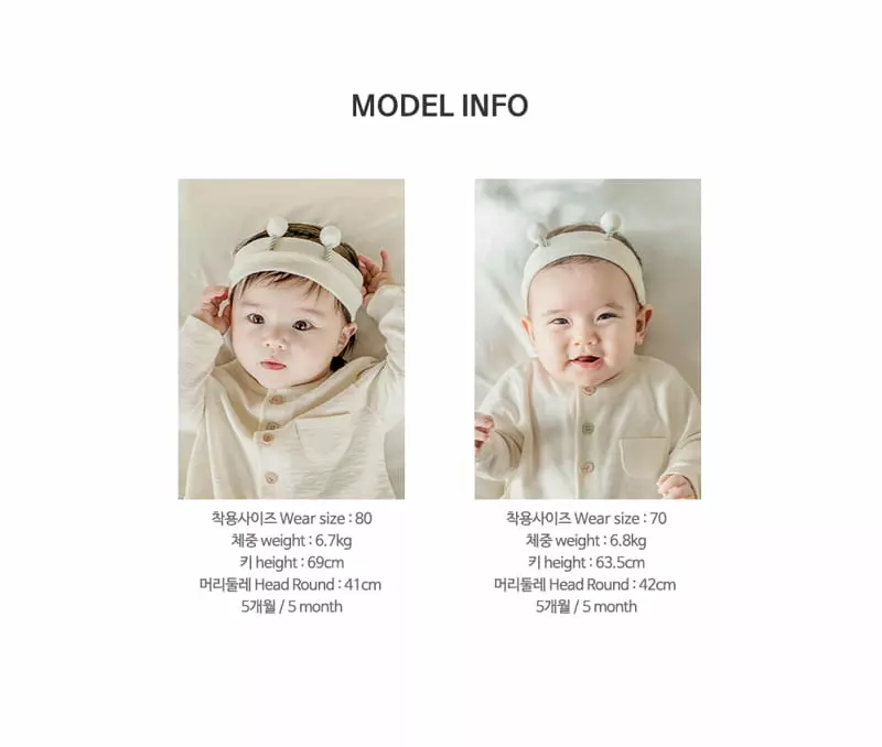 Happy Prince - Korean Baby Fashion - #babyfever - Playd Coveralls with Hairband - 9