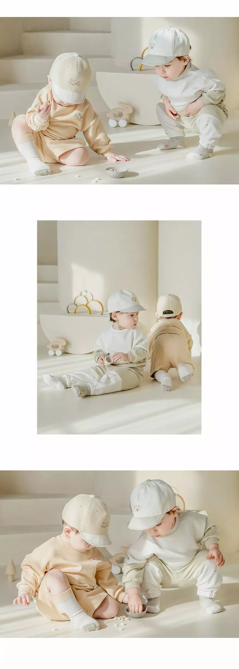 Happy Prince - Korean Baby Fashion - #babyfever - Kaya Baby Top Bottom Set - 4