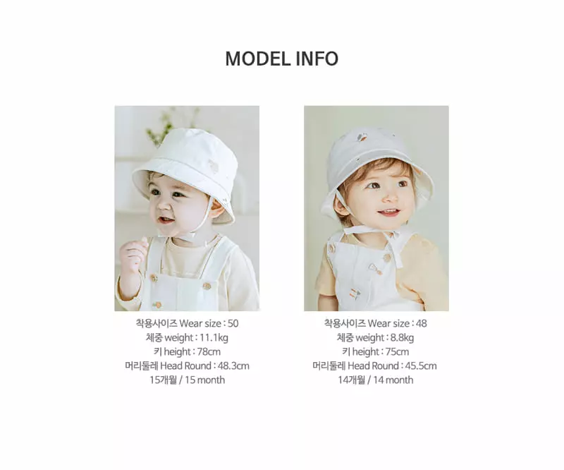 Happy Prince - Korean Baby Fashion - #babygirlfashion - Andy Baby Bucket Hat - 9