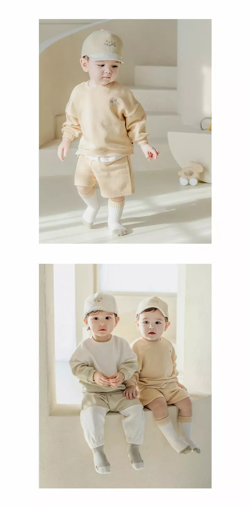 Happy Prince - Korean Baby Fashion - #babylifestyle - Honeybee Baby Top Bottom Set - 6