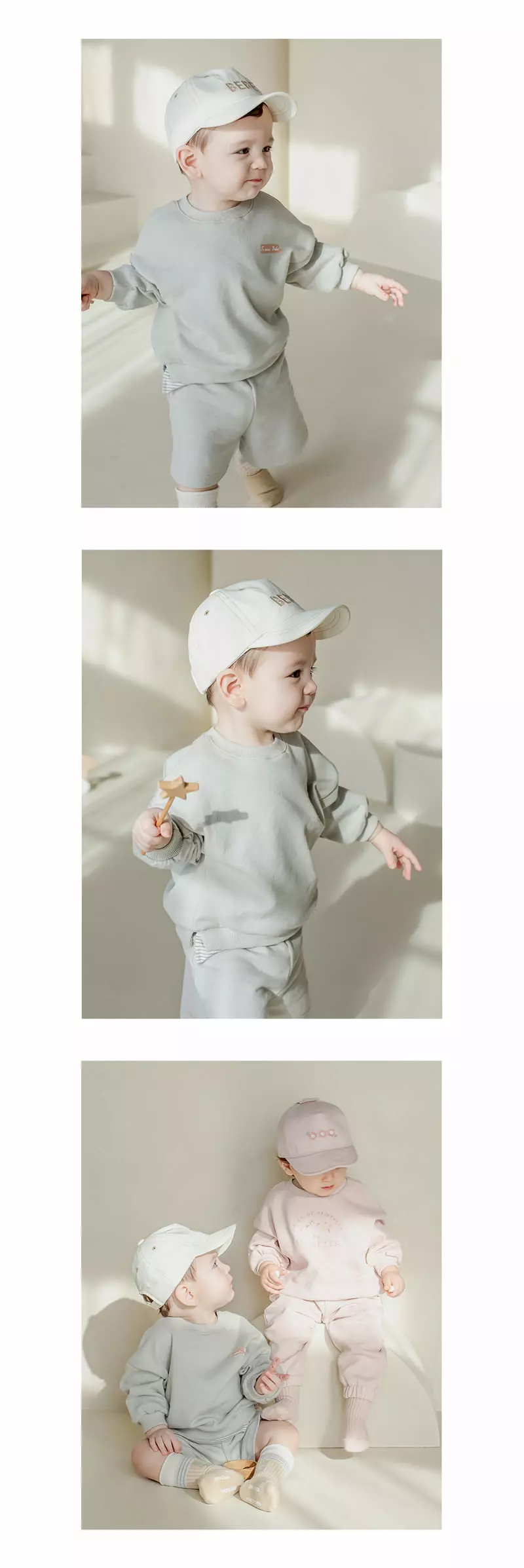 Happy Prince - Korean Baby Fashion - #babylifestyle - Day Baby Top Bottom Set - 3