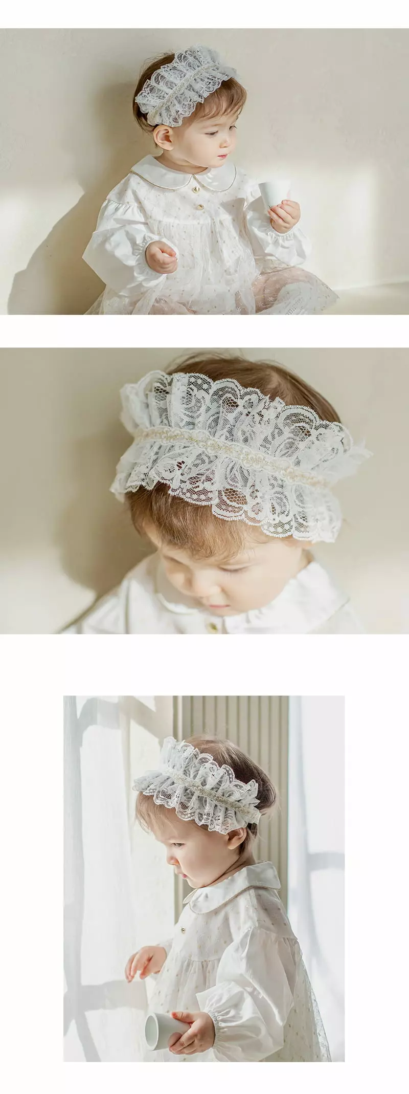 Happy Prince - Korean Baby Fashion - #babylifestyle - Angeling Baby Hairband [set of 5] - 3