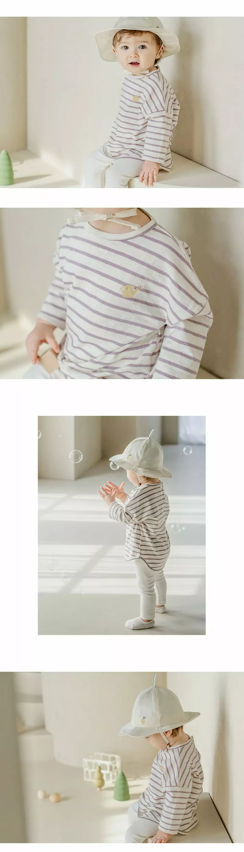 Happy Prince - Korean Baby Fashion - #babylifestyle - Marvin Baby Long Sleeves Tee - 3