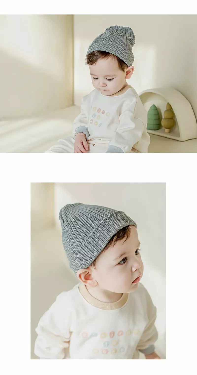 Happy Prince - Korean Baby Fashion - #babylifestyle - Style Rib Beanie - 4