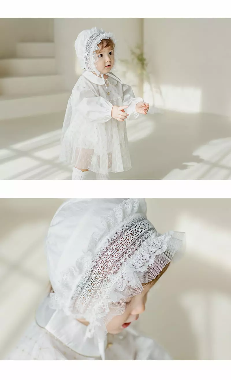 Happy Prince - Korean Baby Fashion - #babyoninstagram - Angeling Baby Bonnet - 3
