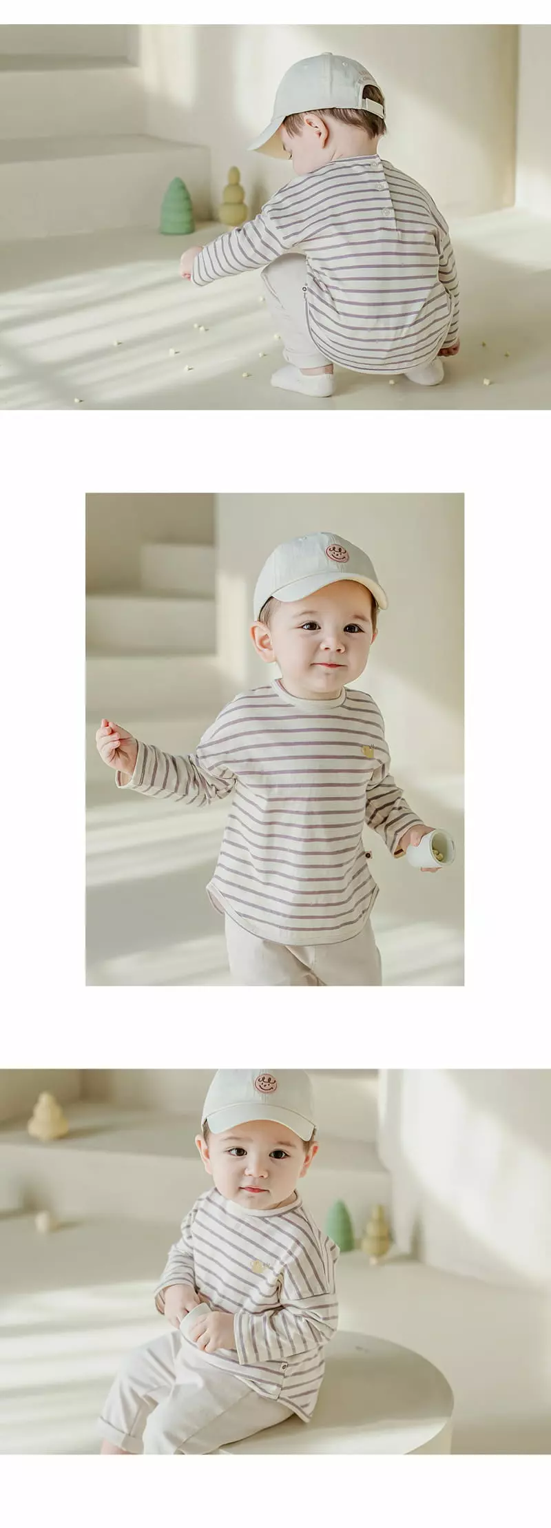 Happy Prince - Korean Baby Fashion - #babylifestyle - Marvin Baby Long Sleeves Tee - 4