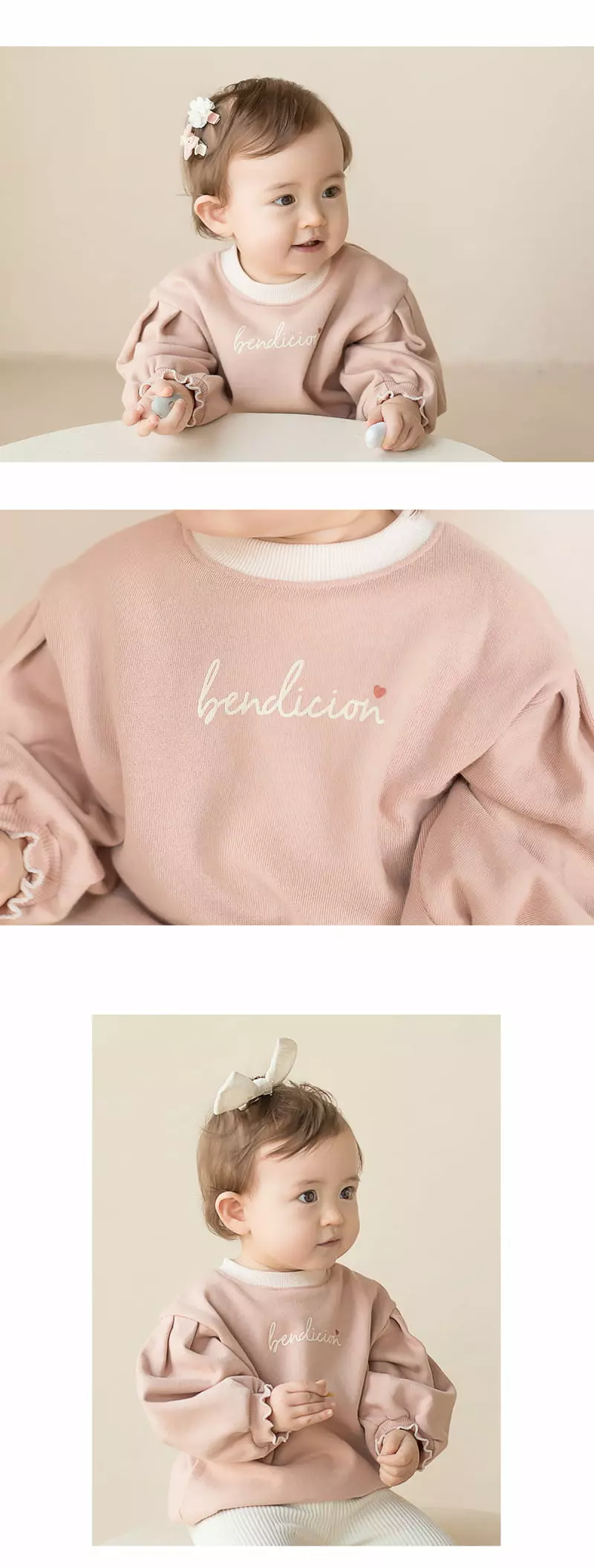 Happy Prince - Korean Baby Fashion - #babyootd - Nora Baby Sweatshirt - 3