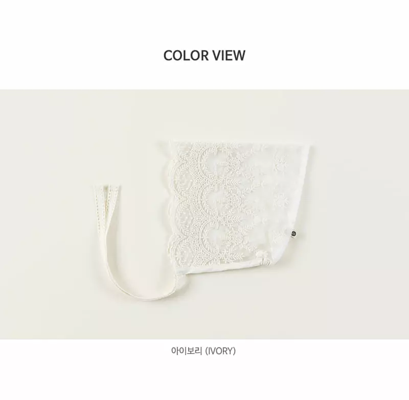 Happy Prince - Korean Baby Fashion - #babyootd - Cheney Lace Baby Bonnet - 7