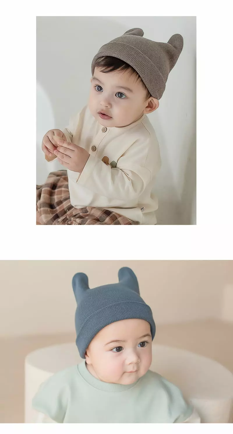 Happy Prince - Korean Baby Fashion - #babyoutfit - Bebe Devil Beanie - 8