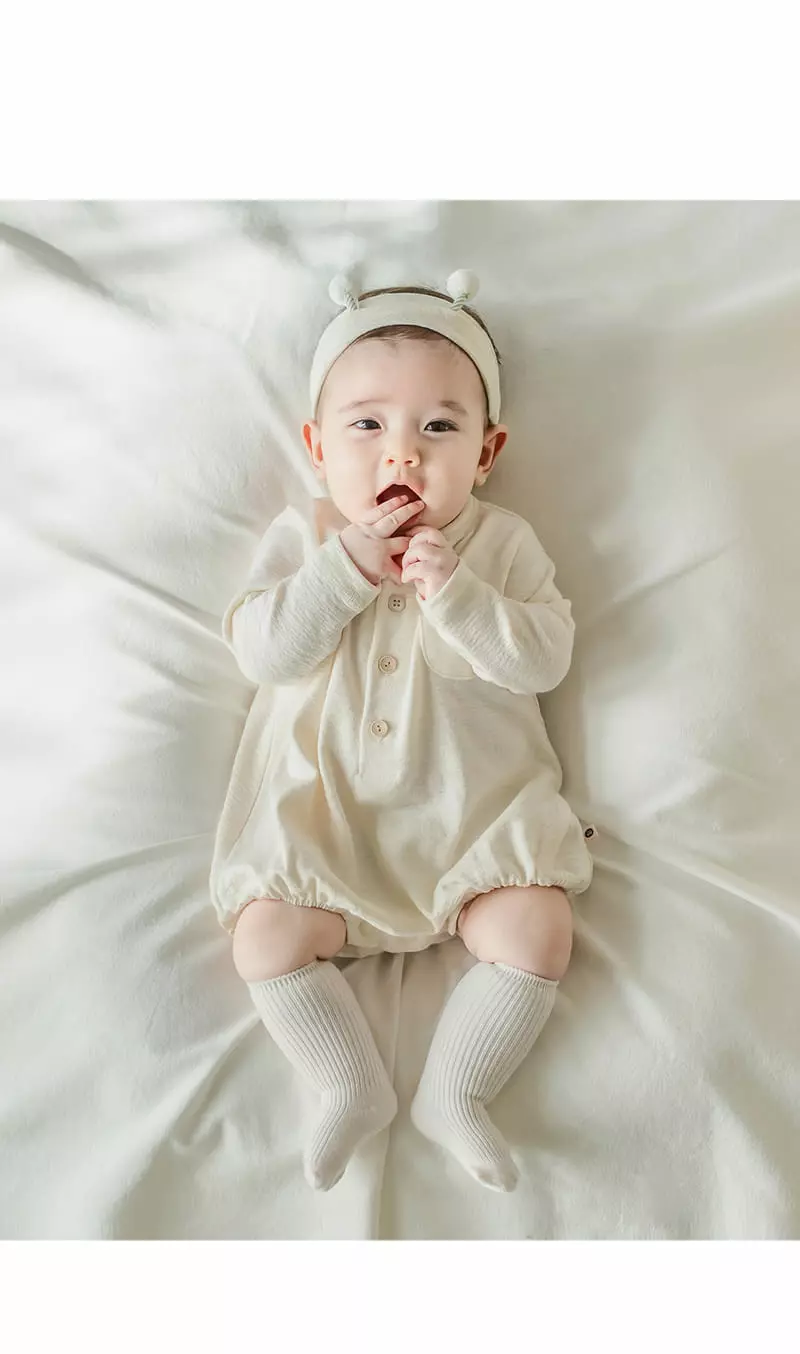 Happy Prince - Korean Baby Fashion - #babywear - Playd Coveralls with Hairband