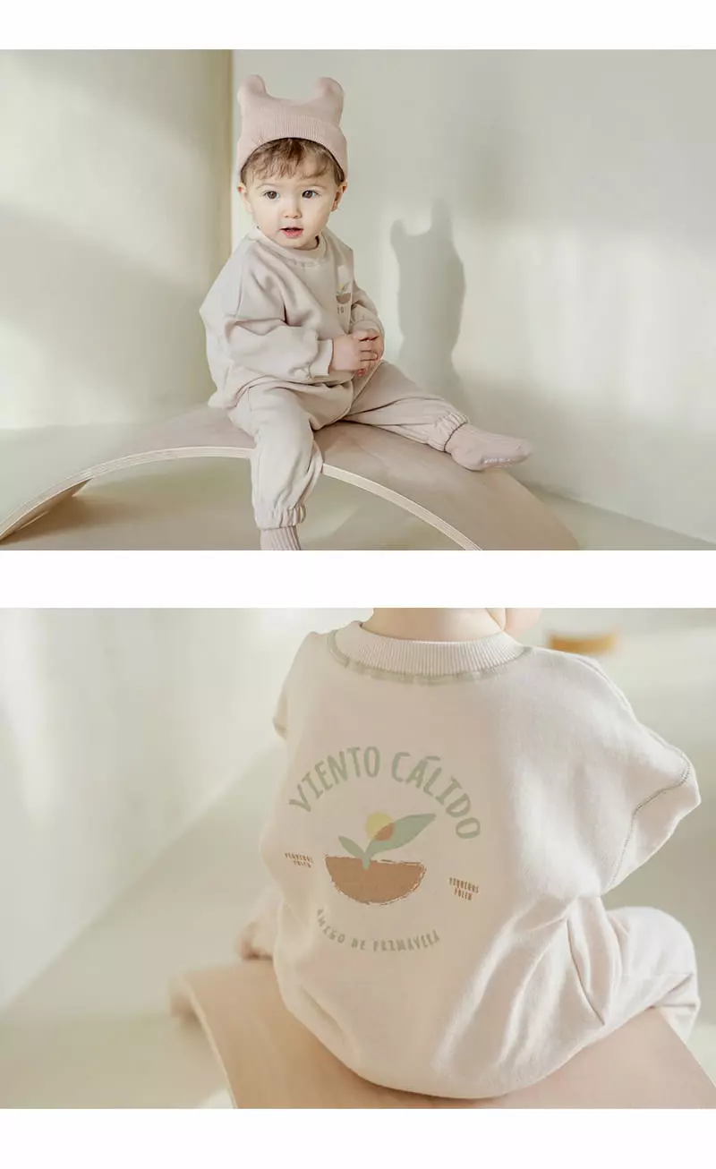 Happy Prince - Korean Baby Fashion - #onlinebabyboutique - Harry Baby Top Bottom Set - 3