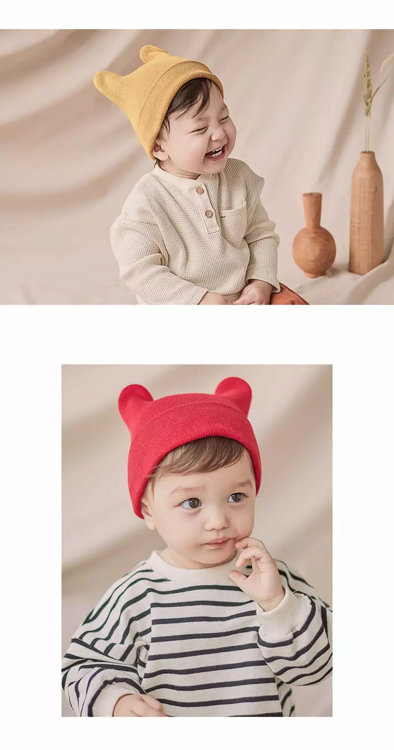 Happy Prince - Korean Baby Fashion - #onlinebabyboutique - Bebe Devil Beanie - 10