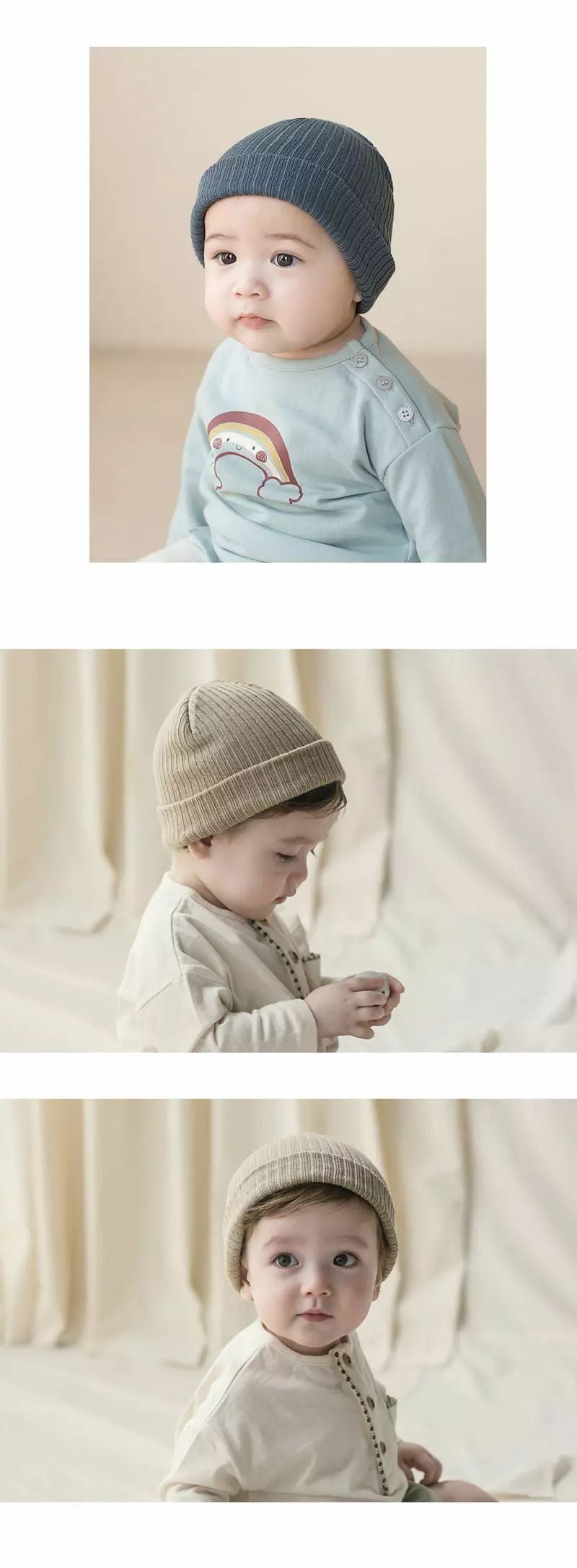 Happy Prince - Korean Baby Fashion - #onlinebabyboutique - Style Rib Beanie - 9