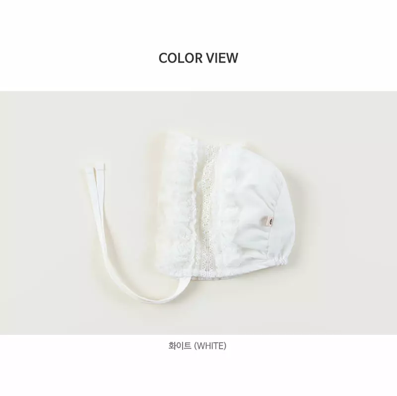 Happy Prince - Korean Baby Fashion - #onlinebabyboutique - Angeling Baby Bonnet - 8