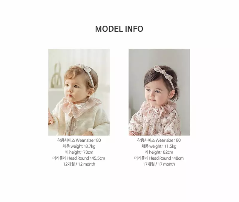 Happy Prince - Korean Baby Fashion - #onlinebabyboutique - Neige Baby One-piece with Hairband - 8