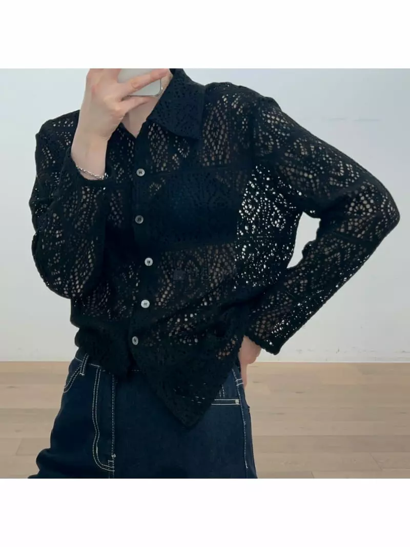 Hautte - Korean Women Fashion - #momslook - Lace Shirt - 2