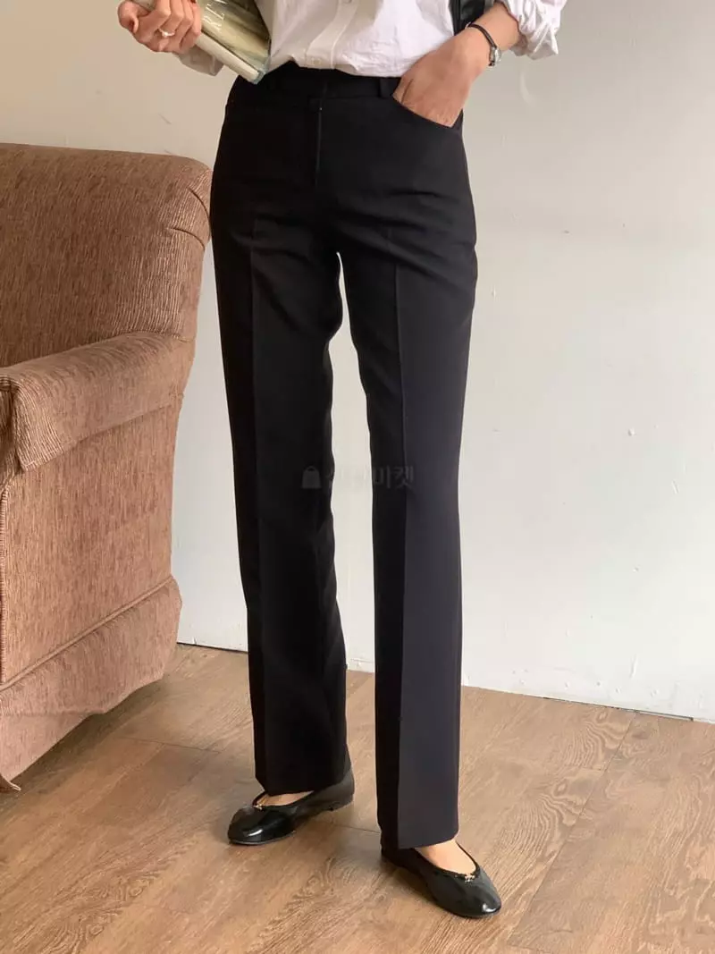 Hautte - Korean Women Fashion - #momslook - Bootcut Pants - 2