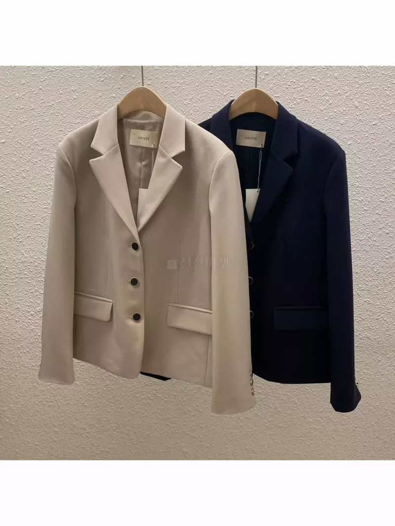 Hautte - Korean Women Fashion - #vintagekidsstyle - Formal Jacket - 4