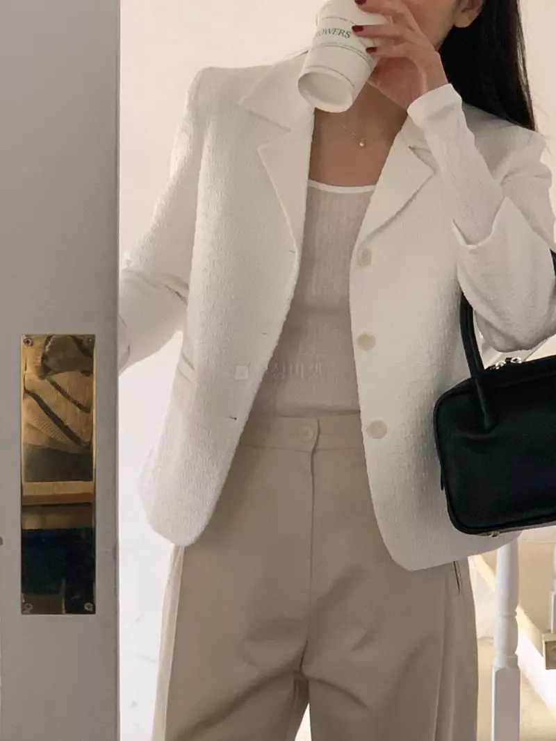 Hautte - Korean Women Fashion - #thatsdarling - Mood Tweed Jacket