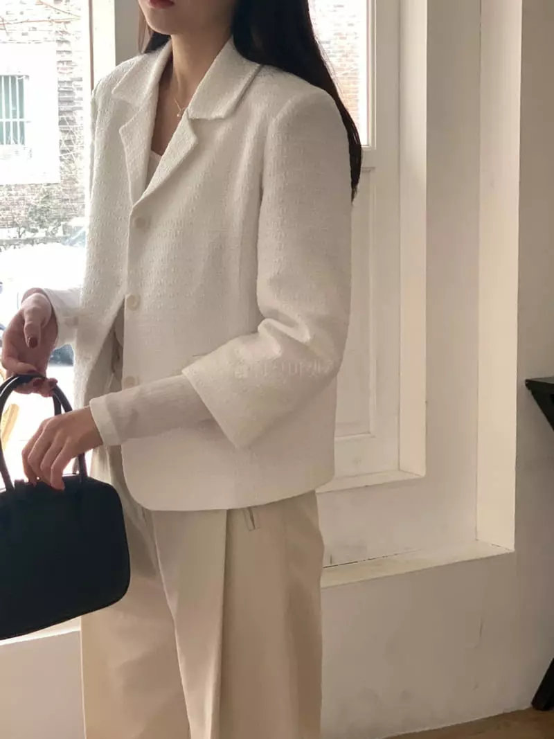 Hautte - Korean Women Fashion - #thelittlethings - Mood Tweed Jacket - 2