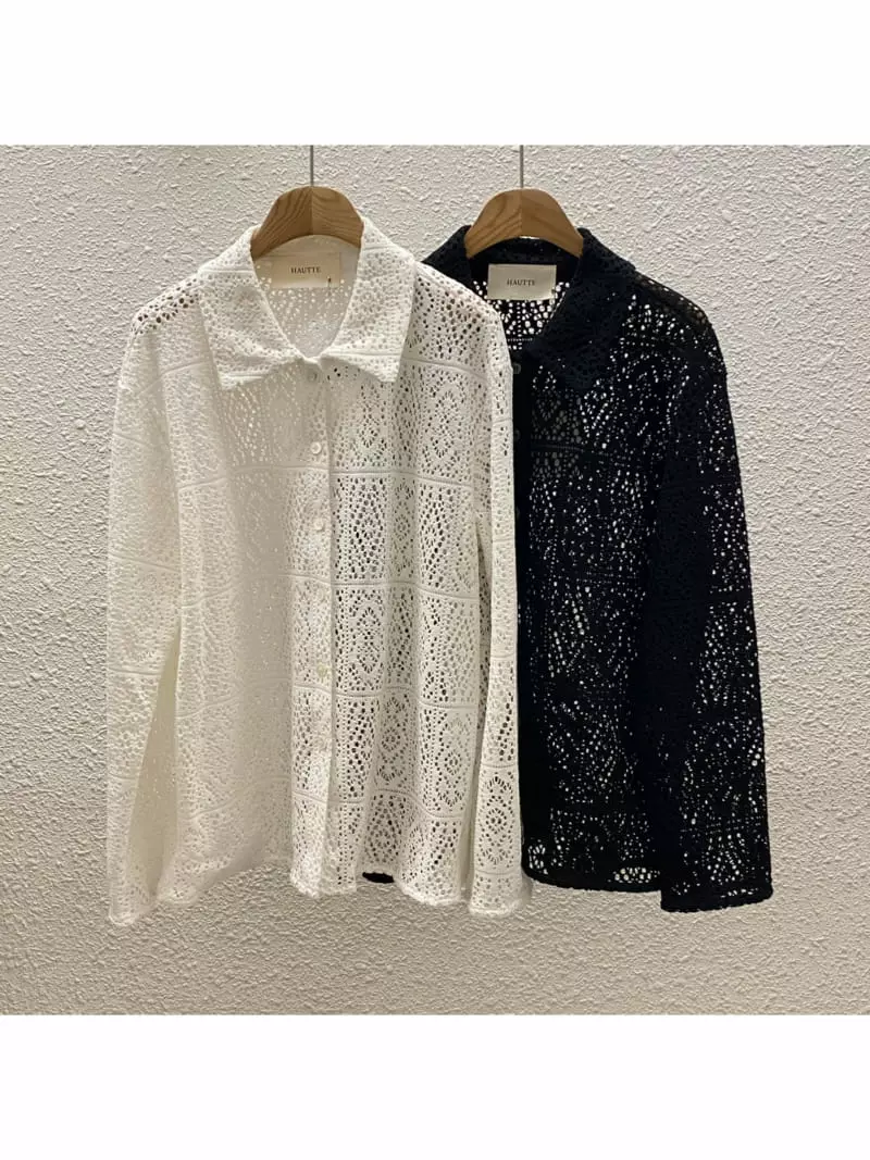 Hautte - Korean Women Fashion - #womensfashion - Lace Shirt - 3