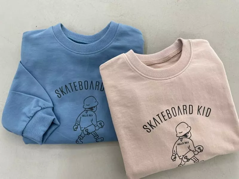 Hca - Korean Children Fashion - #Kfashion4kids - Skate Board Sweatshirt - 10