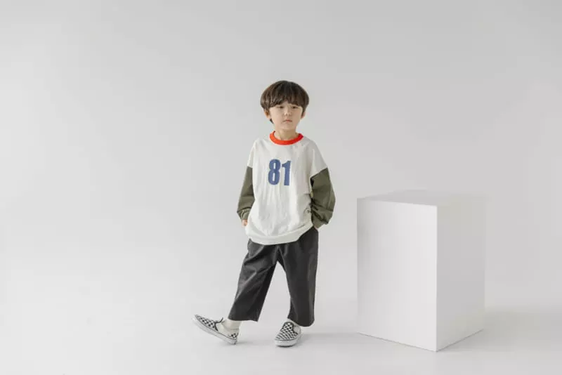 Hca - Korean Children Fashion - #childofig - Sleeve Color 81 Tee - 4