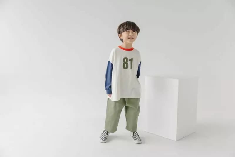Hca - Korean Children Fashion - #childrensboutique - Sleeve Color 81 Tee - 5